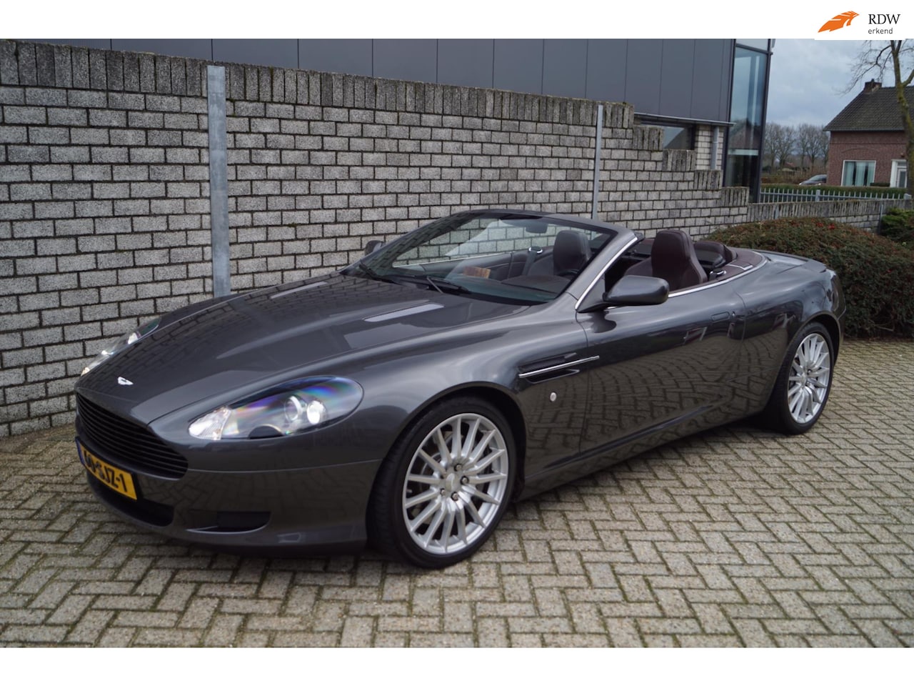 Aston Martin DB9 Volante - 5.9 V12 Touchtronic Leder Navi Xenon Stoelverwarming - AutoWereld.nl