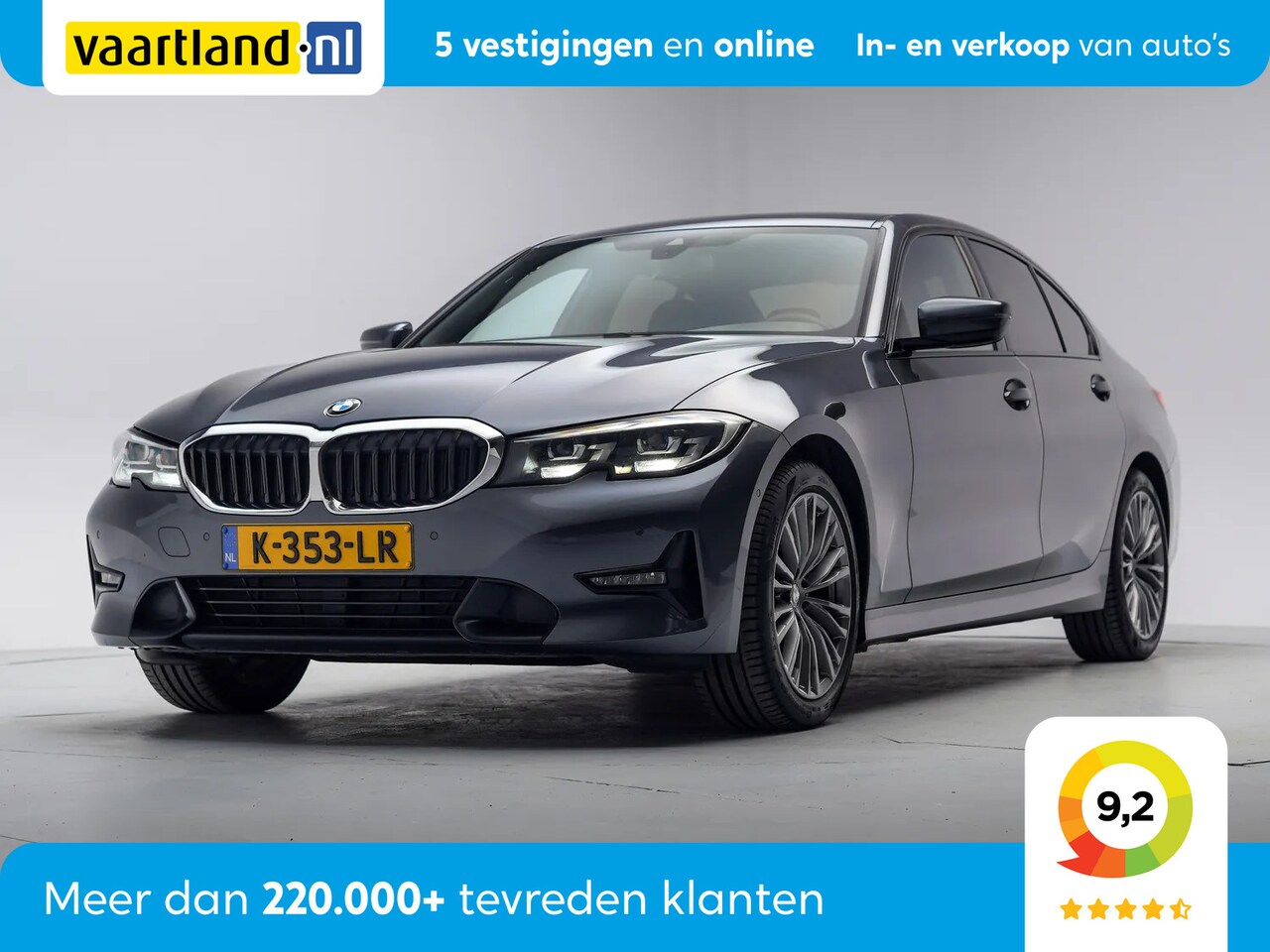 BMW 3-serie - 318I High Executive Sport Aut. [ Leder Stoelverwarming LED Camera ] - AutoWereld.nl