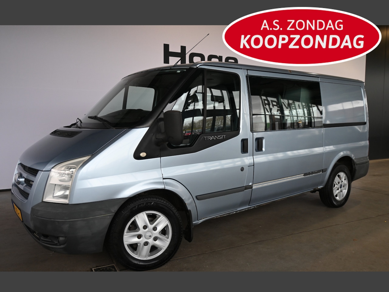 Ford Transit - 280M 2.2 TDCI HD 6-Persoons Airco Trekhaak 2x Schuifdeur! All in Prijs! Inruil Mogelijk! - AutoWereld.nl