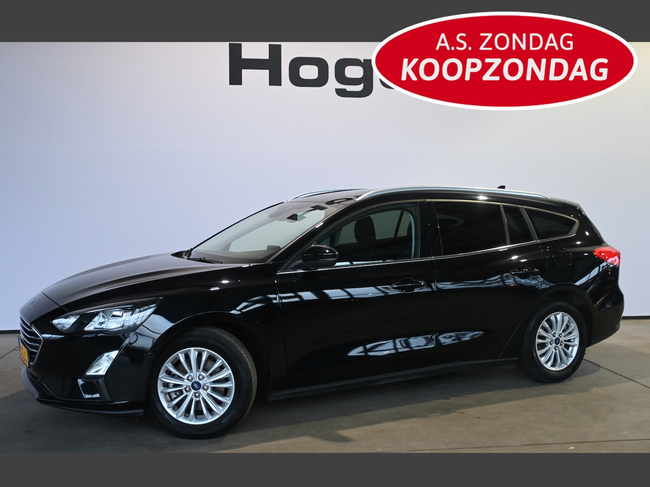 Ford Focus Wagon - 1.0 EcoBoost Hybrid Titanium X Business Navigatie Carplay Stoelverwarming Inruil Mogelijk! - AutoWereld.nl
