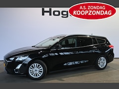 Ford Focus Wagon - 1.0 EcoBoost Hybrid Titanium X Business Navigatie Carplay Stoelverwarming Inruil Mogelijk