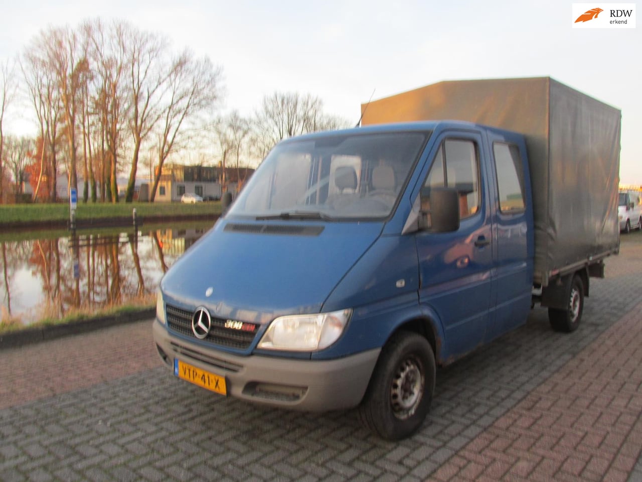 Mercedes-Benz Sprinter - 308 CDI dubbele cabine pick up met huif - AutoWereld.nl