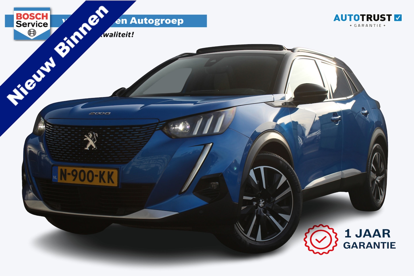 Peugeot e-2008 - EV GT Pack 50 kWh | Incl. 12 maanden garantie | Voorstoelen verwarmd | Cruise control | Pa - AutoWereld.nl