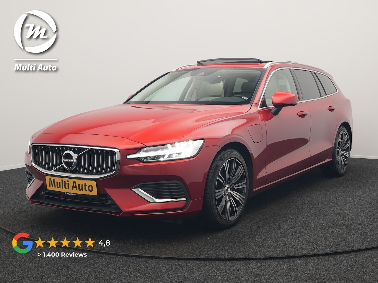 Volvo V60 - T6 Recharge AWD Inscription Expression Plug In Hybrid 340pk Dealer O.H. PHEV | Trekhaak Af - AutoWereld.nl