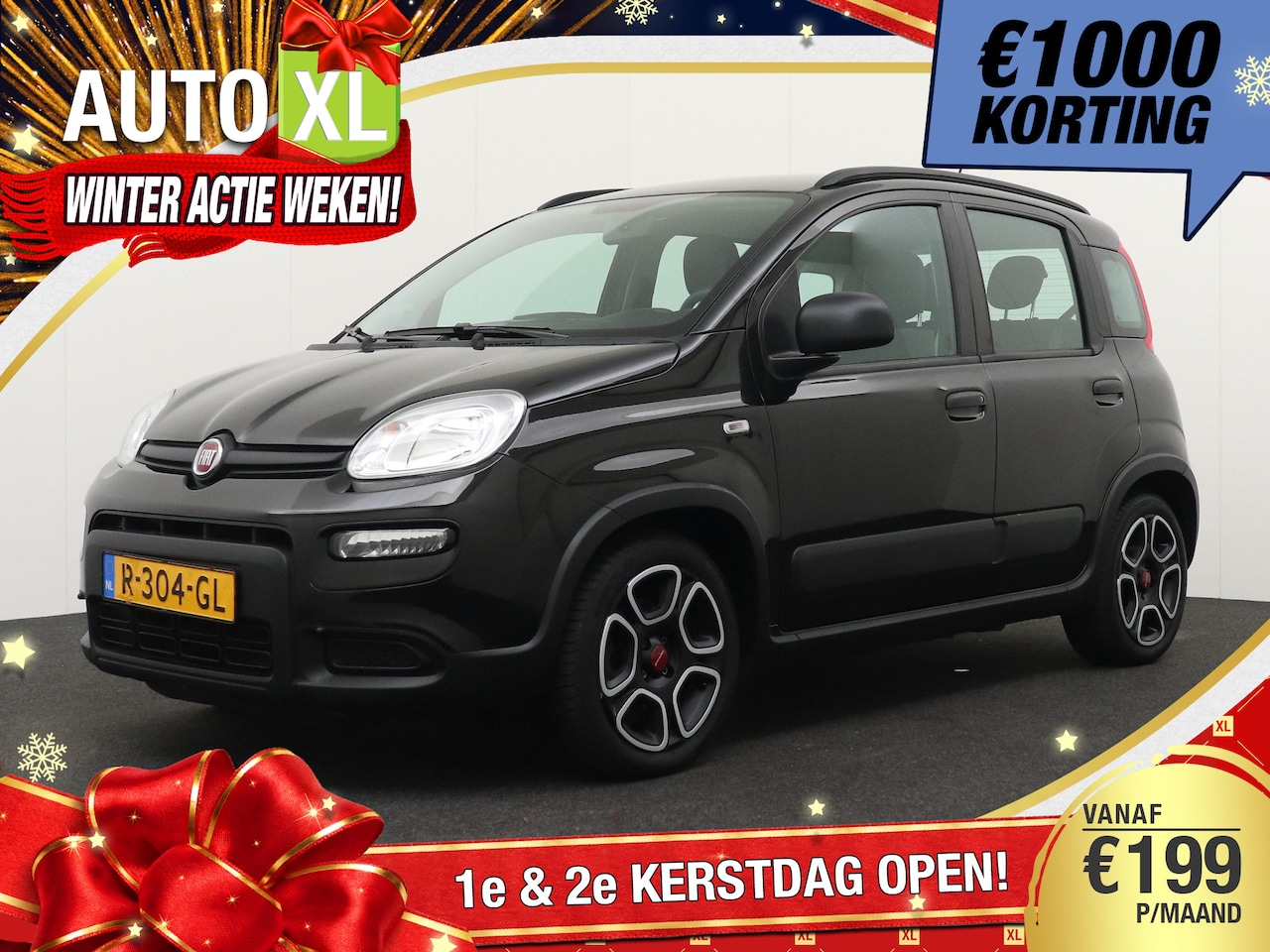 Fiat Panda - 1.0 Hybrid City Life 5-Pers Andriod/Apple Carplay DAB 15'LMV - AutoWereld.nl