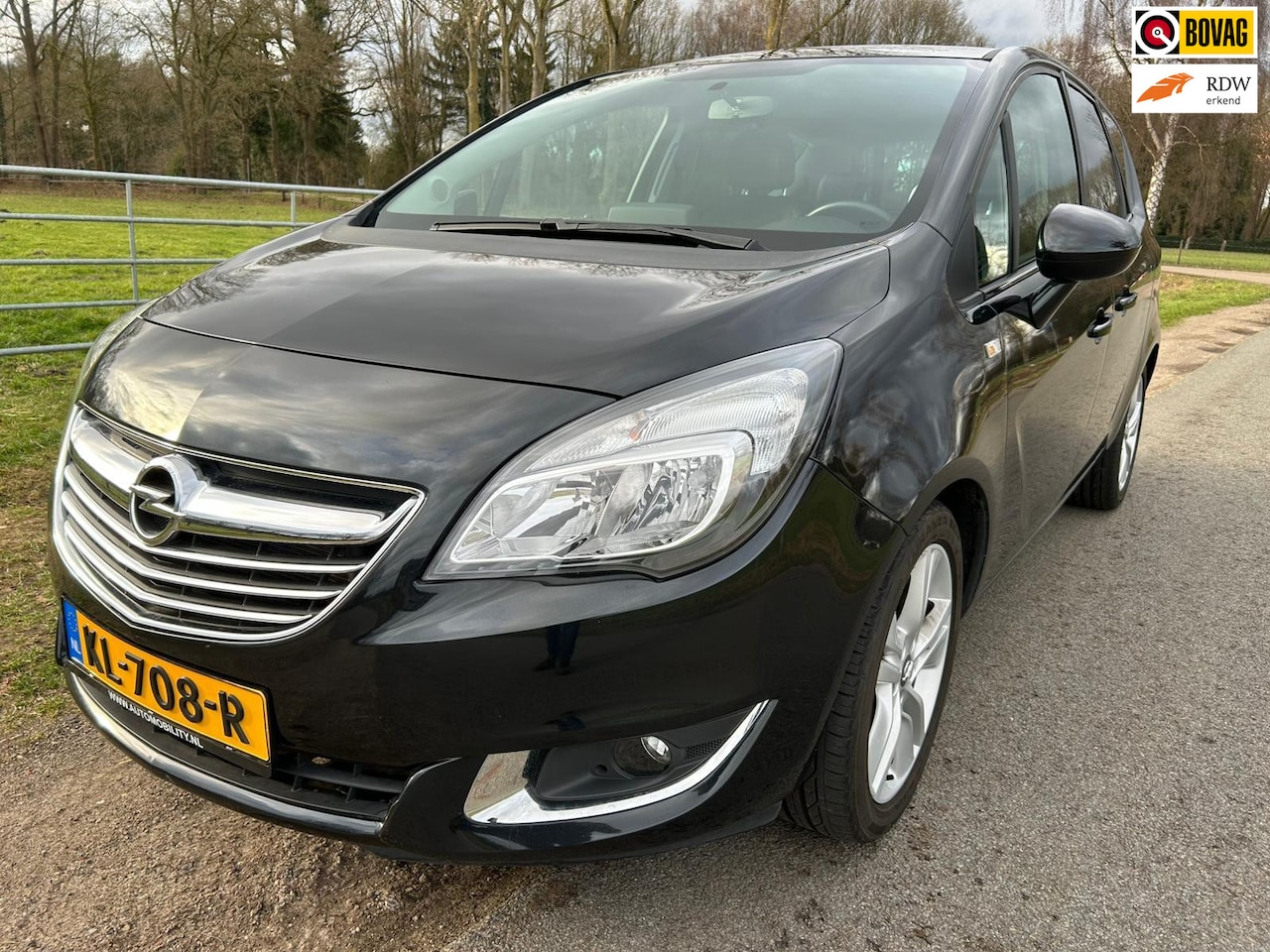 Opel Meriva - 1.4 Turbo Cosmo AUTOMAAT dealer ond. en navi trekhaak stoelverw. - AutoWereld.nl
