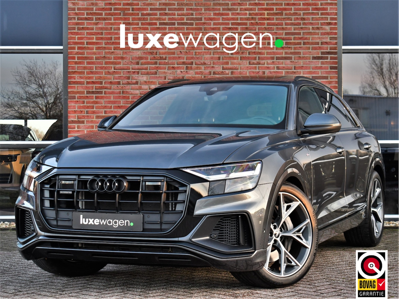 Audi Q8 - 55 TFSI e quattro S-Line Pano ACC B&O 22inch Black-optic - AutoWereld.nl
