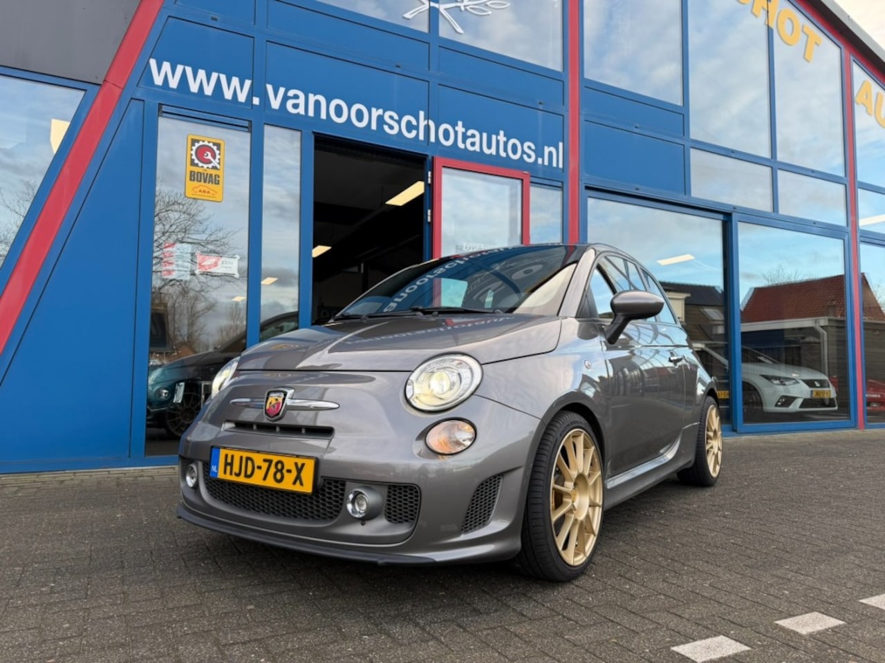 Abarth 595 - 1.4 Competizione Navi Carplay Leer Airco(ECC) bj2016 - AutoWereld.nl