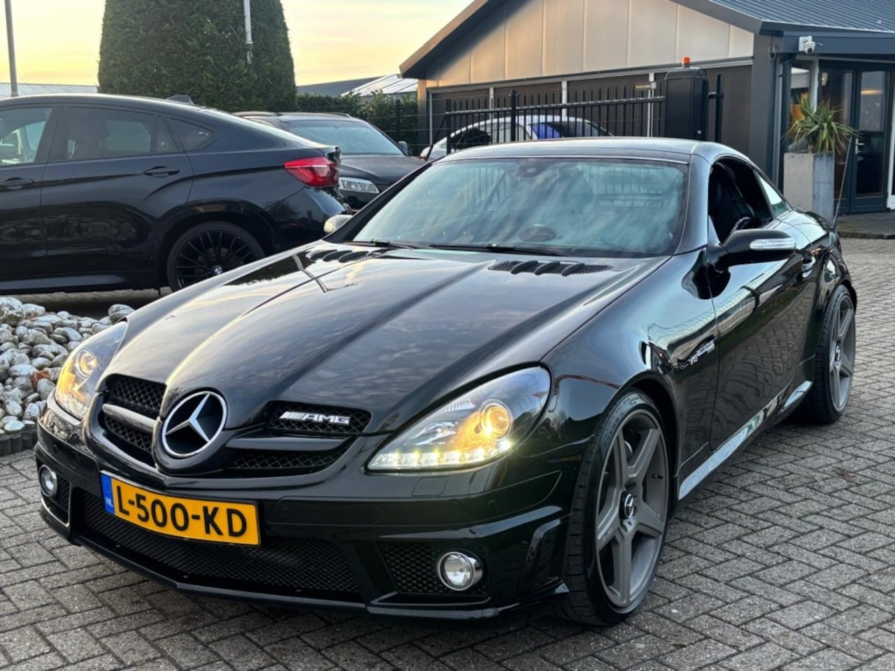 Mercedes-Benz SLK-klasse - AMG 55V8 Zwart Vol Opties SLK55 - AutoWereld.nl