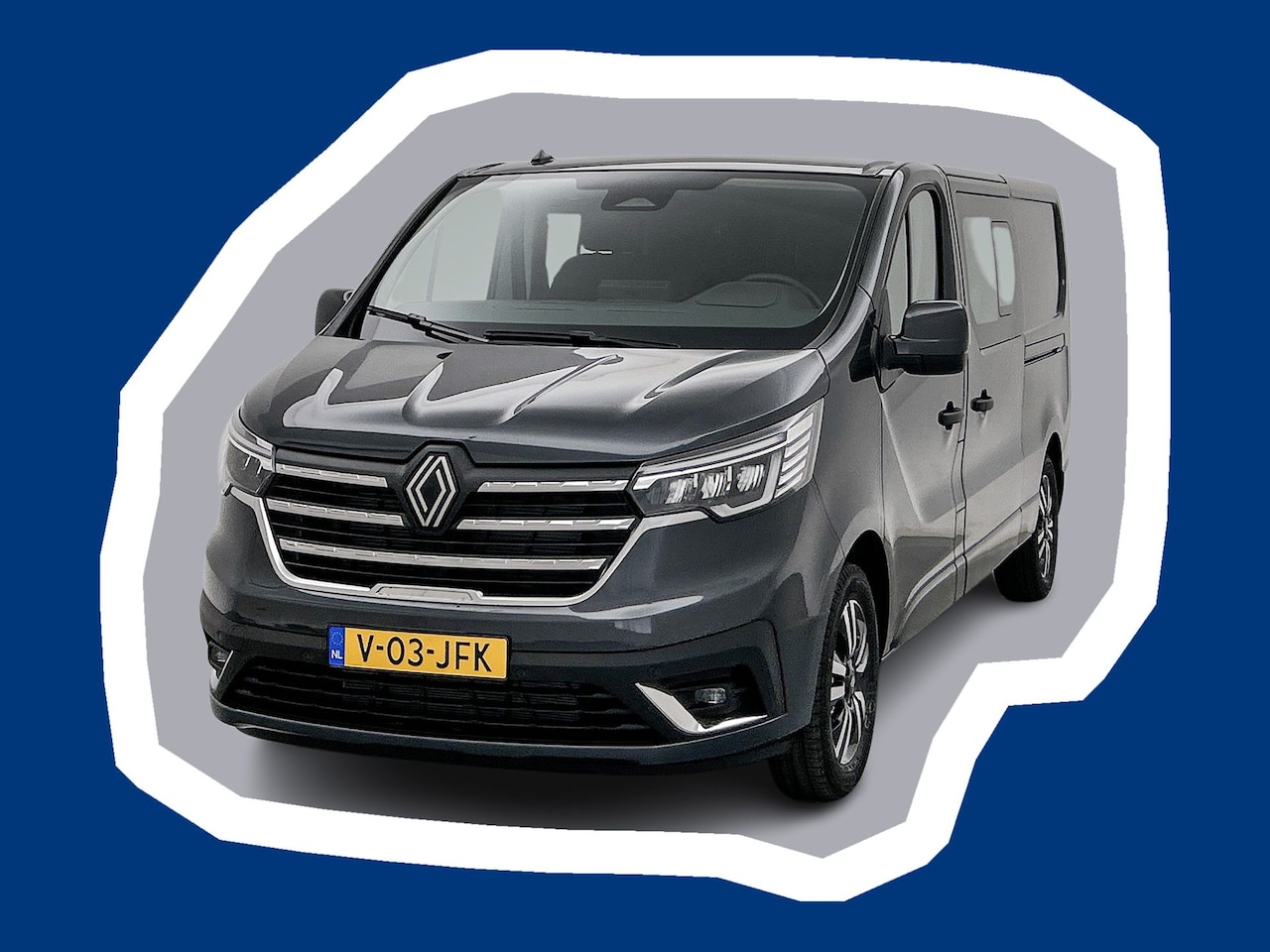 Renault Trafic - 2.0 Blue dCi EDC 170 T29 L2H1 Extra DC Dubbele schuifdeur Betimmering Trekhaak Navigatie P - AutoWereld.nl