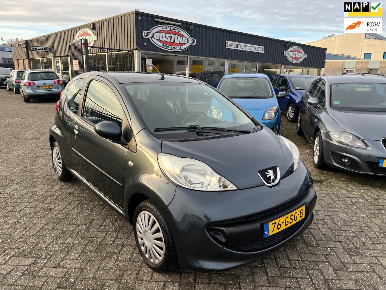 Peugeot 107 - 1.0-12V XS(st-bekr,airco,elektr-ramen,168dkm,bj08,1599,-) - AutoWereld.nl