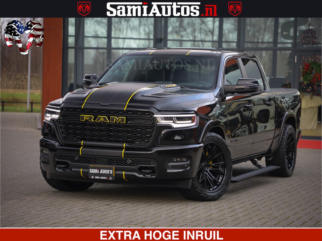 Dodge Ram 1500 - Limited Night H.O 540HP 706Nm | Massage + Full Option | De Meest Luxe en Volle Pick-Up in - AutoWereld.nl