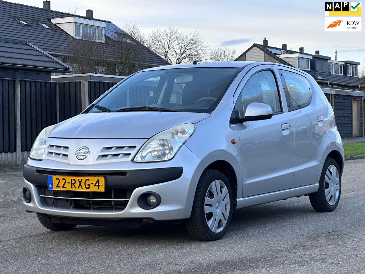 Nissan Pixo - 1.0 Acenta Airco*NAP*20-08-2026 APK*Dealer onderhouden*2e eigenaar*Elektrische ramen* - AutoWereld.nl