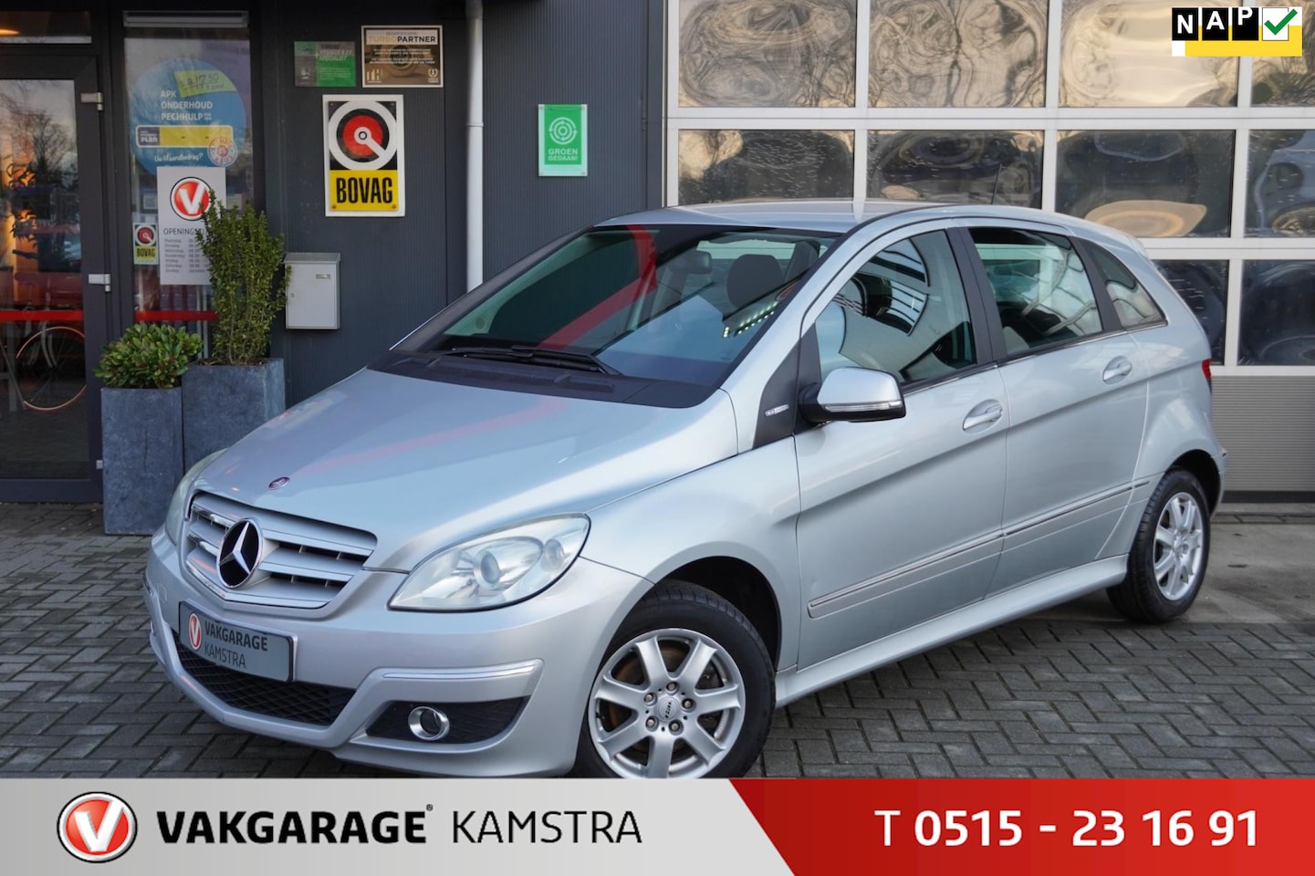 Mercedes-Benz B-klasse - 160 BlueEFFICIENCY Airco/Cruise/LM/BT - AutoWereld.nl