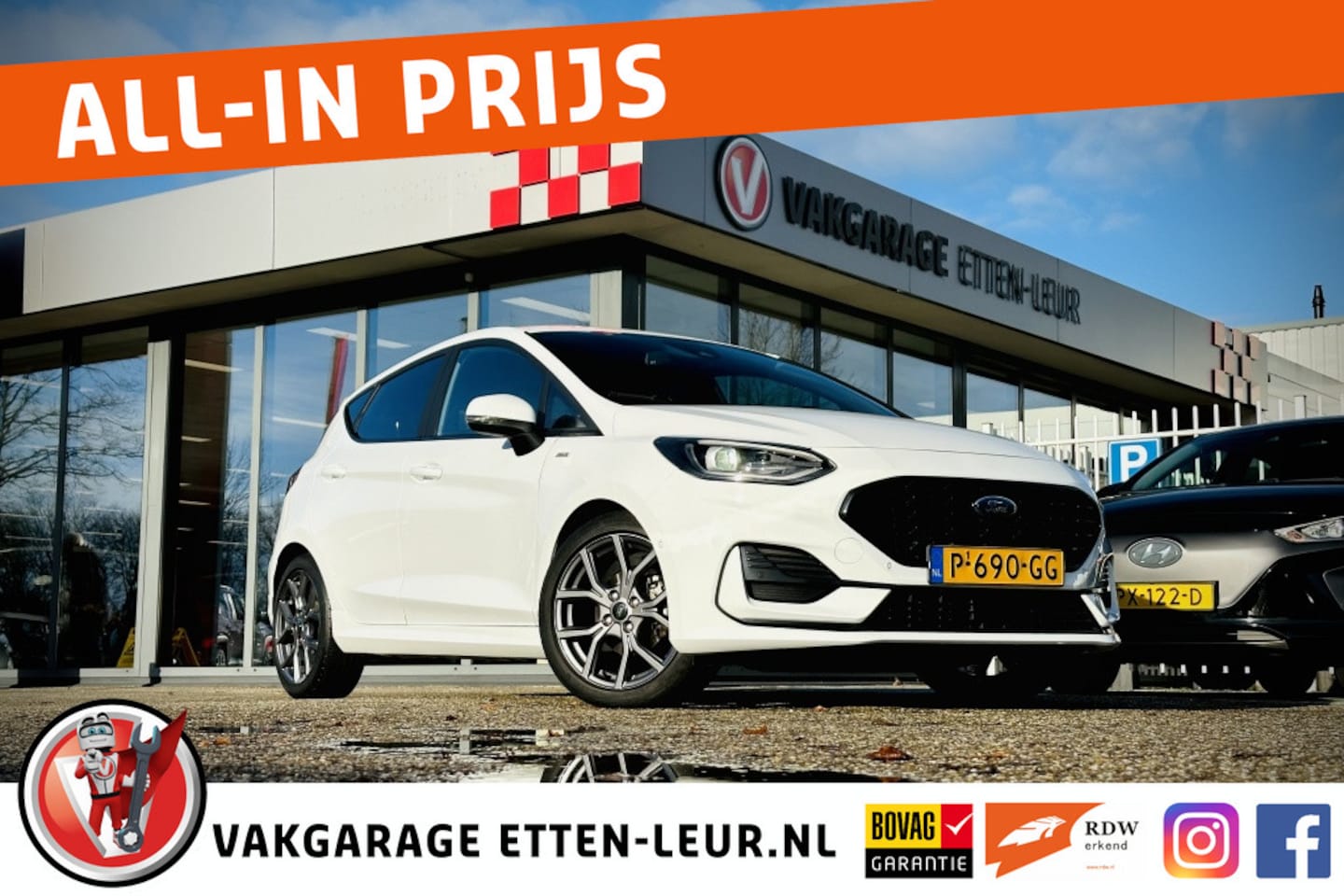 Ford Fiesta - 1.0 EcoB. Hybrid ST-Line X | STOEL + STUURVERWARMING | CAMERA - AutoWereld.nl