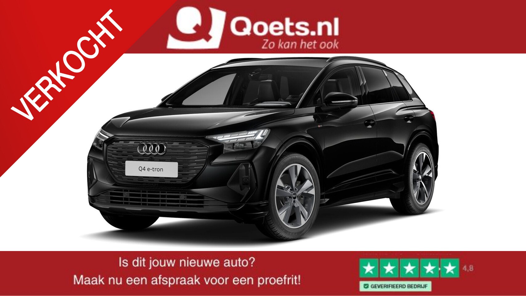 Audi Q4 e-tron - 45 S Edition 82 kWh Trekhaak - Optiekpakket zwart - Privacy glas - Verwarmbaar stuurwiel - - AutoWereld.nl