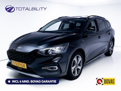 Ford Focus Wagon - 1.0 EcoBoost Hybrid Active Buss. | Trekhaak | Stoel-, Stuur- & voorruitverw. | Cruise | Al