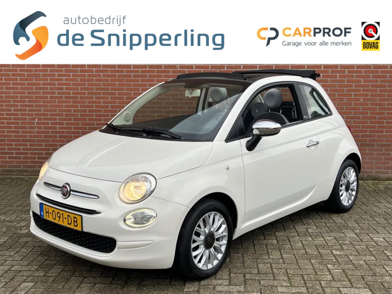 Fiat 500 C - 0.9 TwinAir T / 1E EIGENAAR / NAVI AIRCO CRUISE BLUETOOTH - AutoWereld.nl
