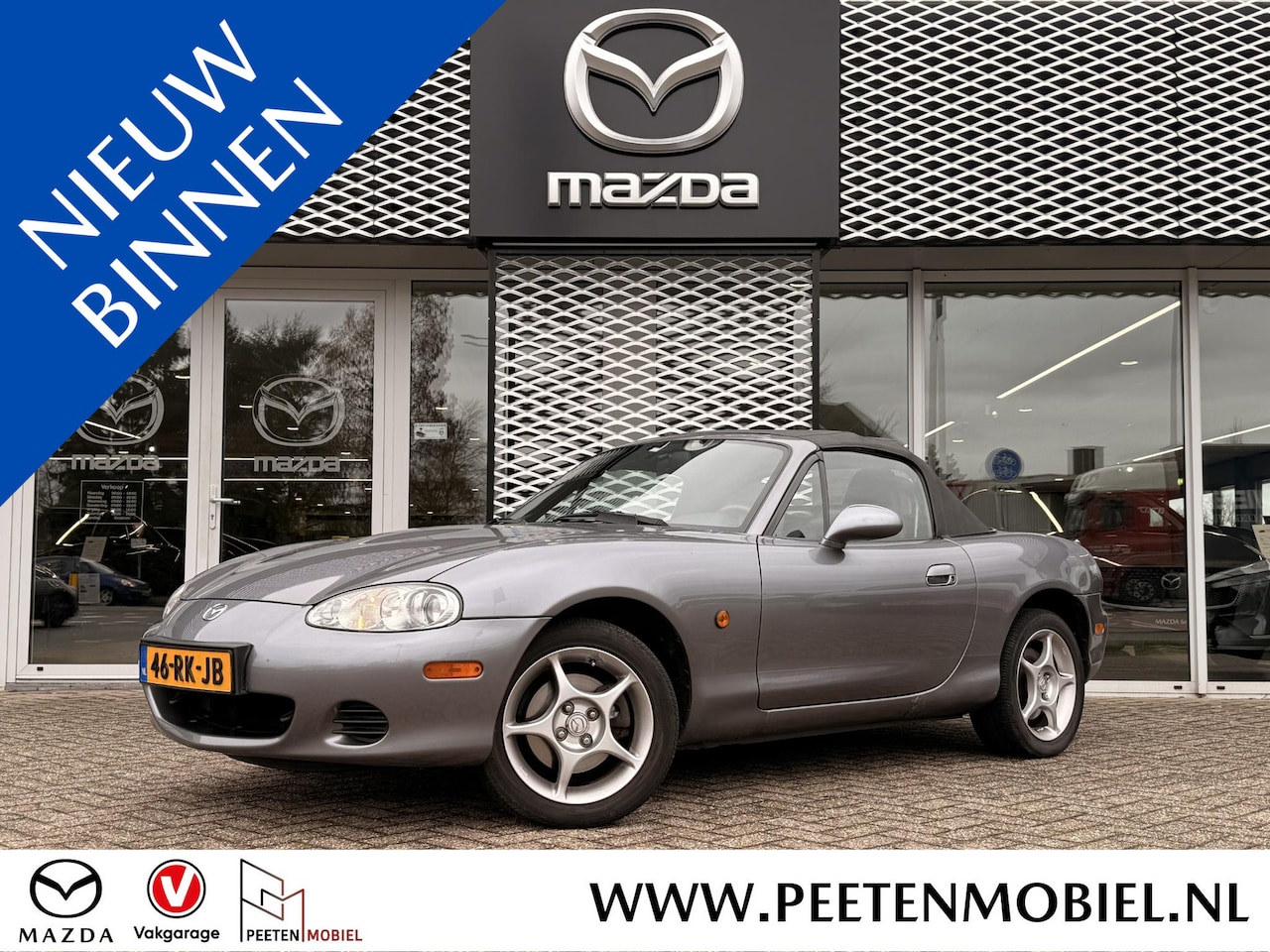 Mazda MX-5 - 1.8 SVT Evolv |  ROESTVRIJ | WATERDICHT DAK | STOELVERWARMING | - AutoWereld.nl