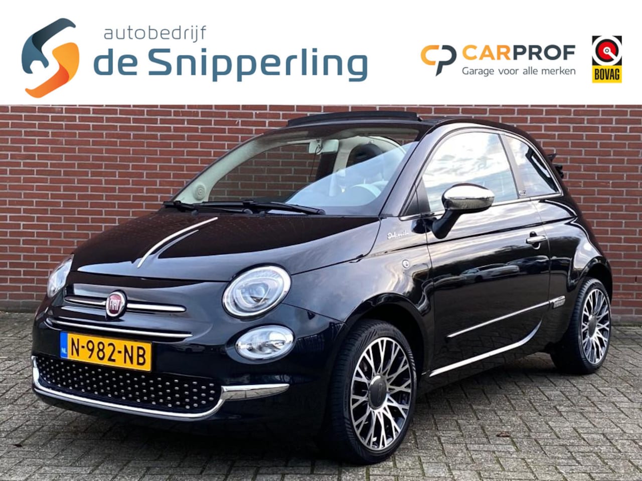 Fiat 500 C - 1.0 HYBRID DOLCEVITA CARPLAY CRUISE PDC DAB 16INCH LMV - AutoWereld.nl