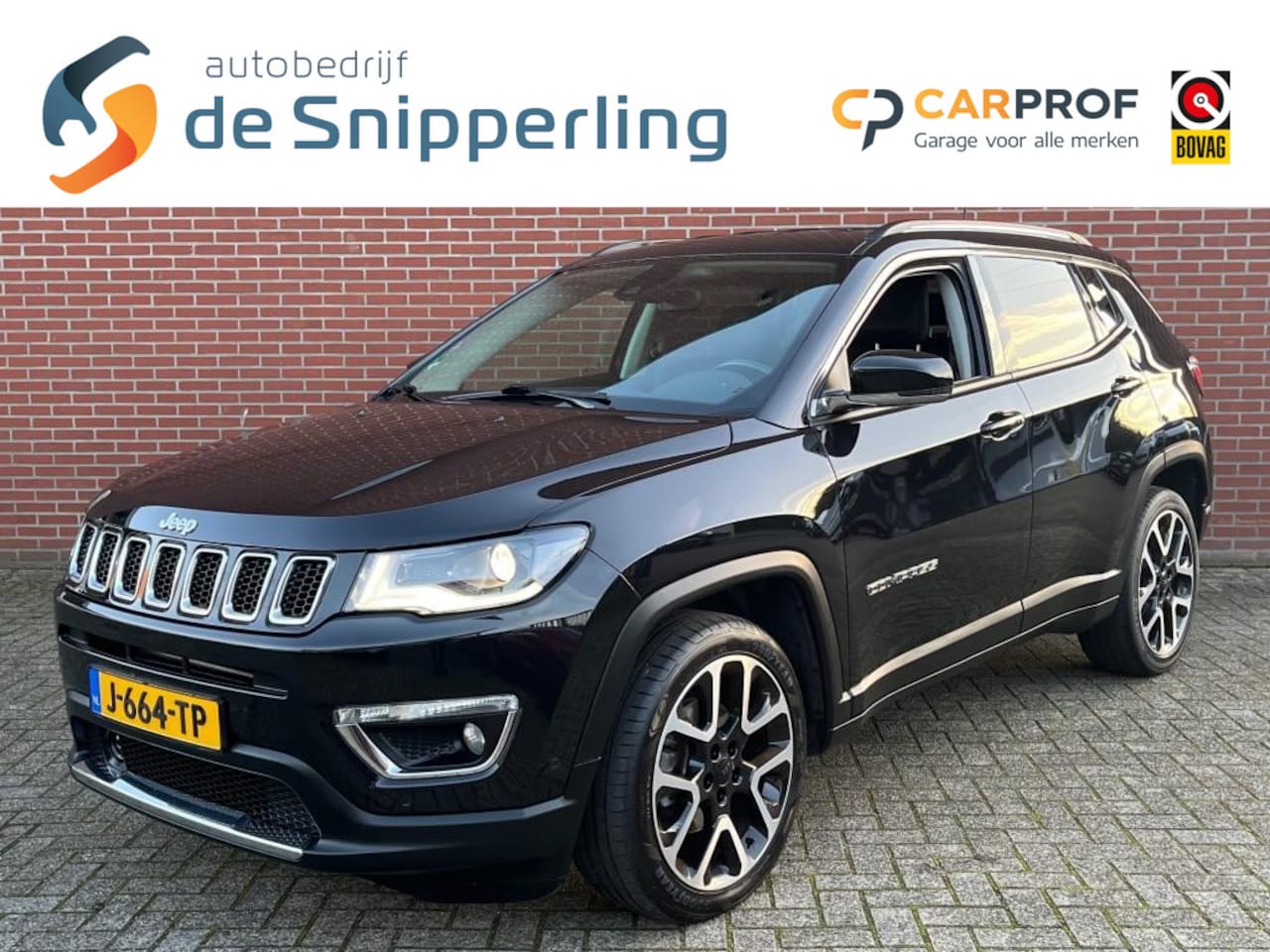 Jeep Compass - 1.3T LIMITED NAVI CRUISE CLIMA PDC CAMERA - AutoWereld.nl