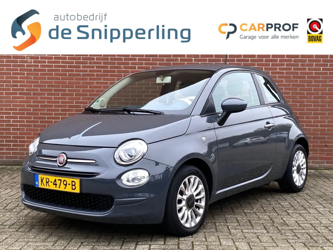Fiat 500 - 1.2 69 PK POPSTAR AIRCO LICHTMETALEN VELGEN ORIG-NL NAP - AutoWereld.nl