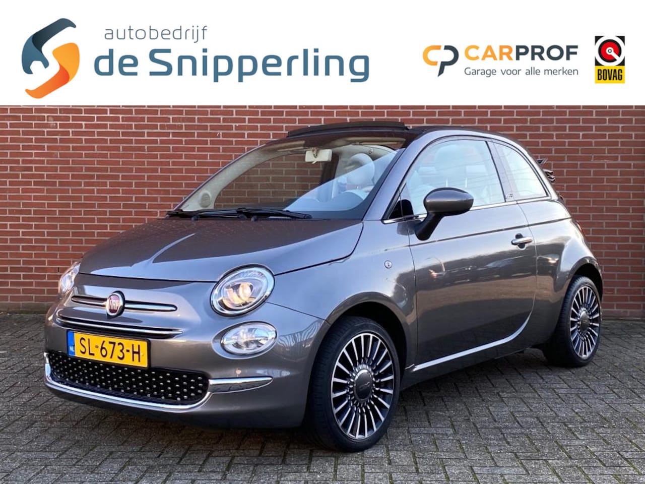Fiat 500 C - 0.9 TWINAIR T CABRIO LOUNGE NAV CRUISE PDC LMV DAB AIRCO - AutoWereld.nl