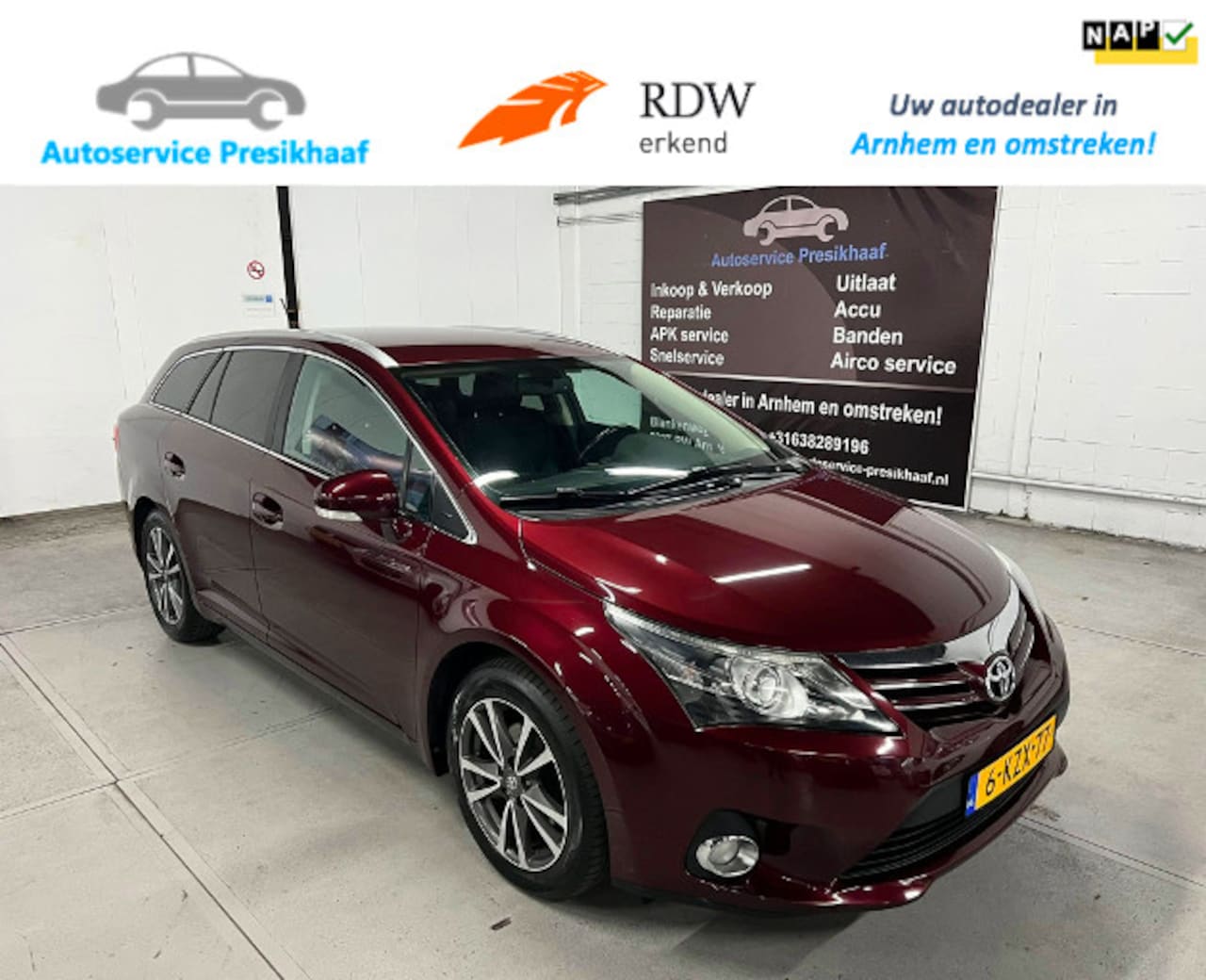 Toyota Avensis Wagon - 2.0 VVTi Dynamic Business Automaat - AutoWereld.nl
