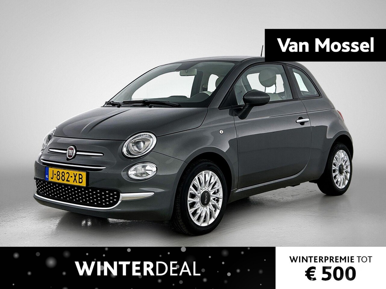 Fiat 500 - 1.0 Hybrid Lounge | Parkeersonsoren achter | Carplay | Cruisecontrol | - AutoWereld.nl