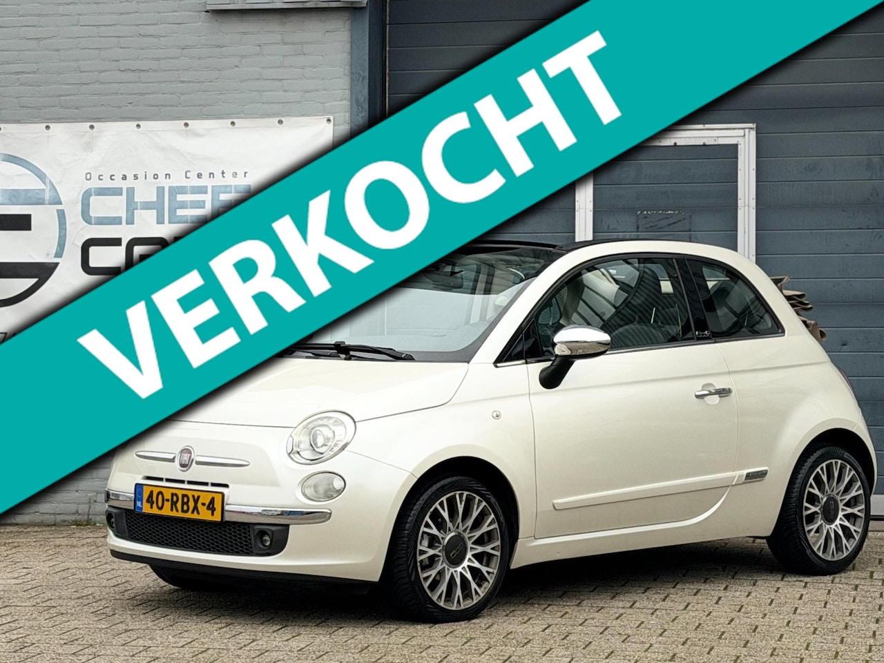 Fiat 500 C - 1.2|CABRIO|NAP|AIRCO|LEER|PDC|1EIGENAAR|TOPSTAAT! - AutoWereld.nl
