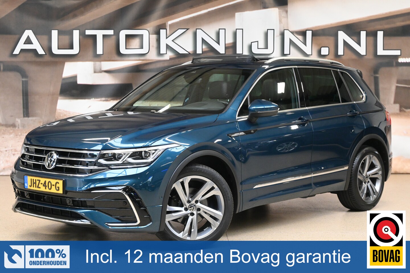 Volkswagen Tiguan - 1.5 TSI 150pk R-Line Business+ | Leder | Memory | Pano | Head-up | 100% (Dealer) onderhoud - AutoWereld.nl