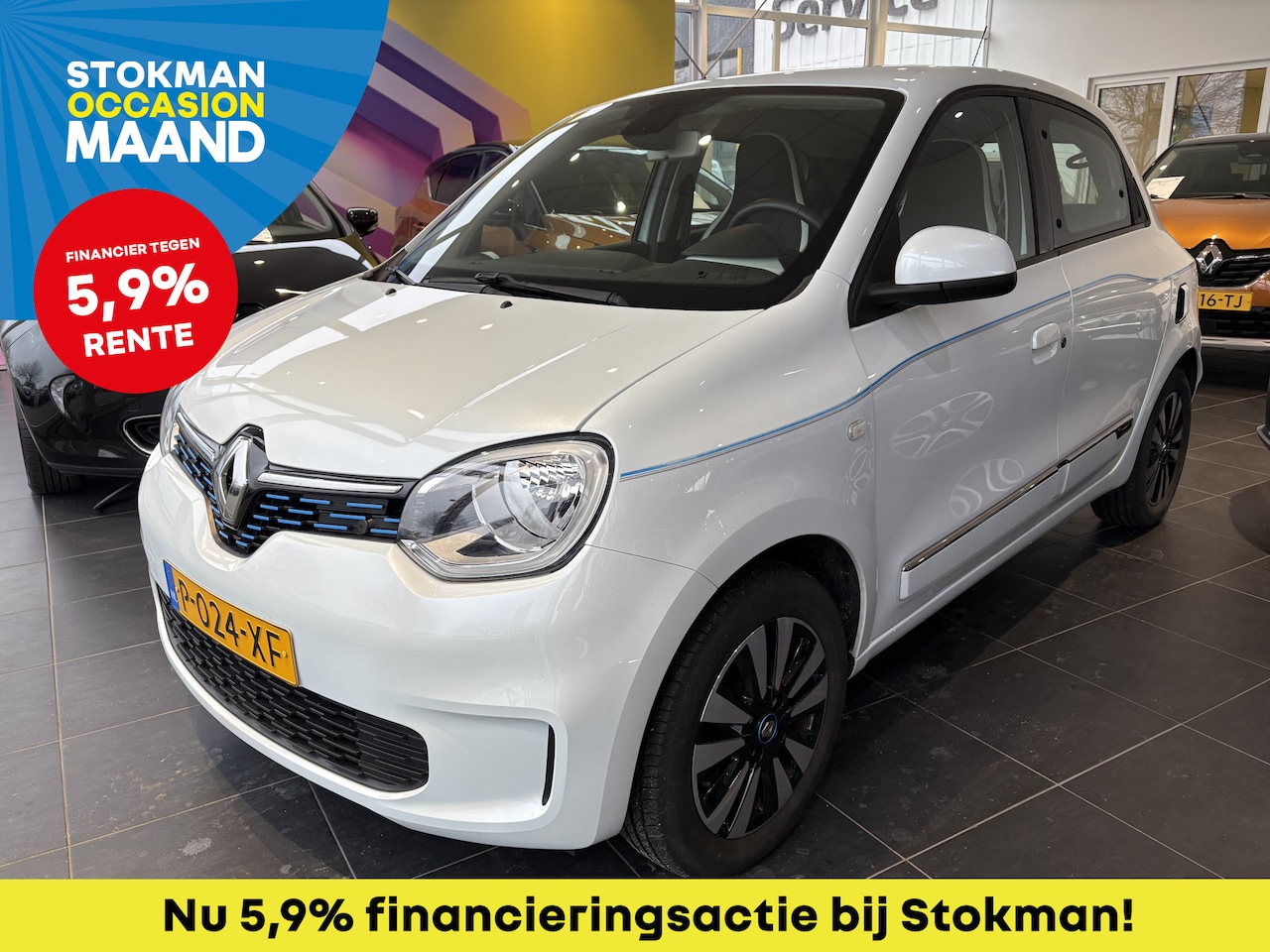 Renault Twingo Z.E. - R80 Intens AUT Electric 22kWh (SOH 96,6%) | Cruise | Lm Velgen | Camera | Apple Carplay / - AutoWereld.nl