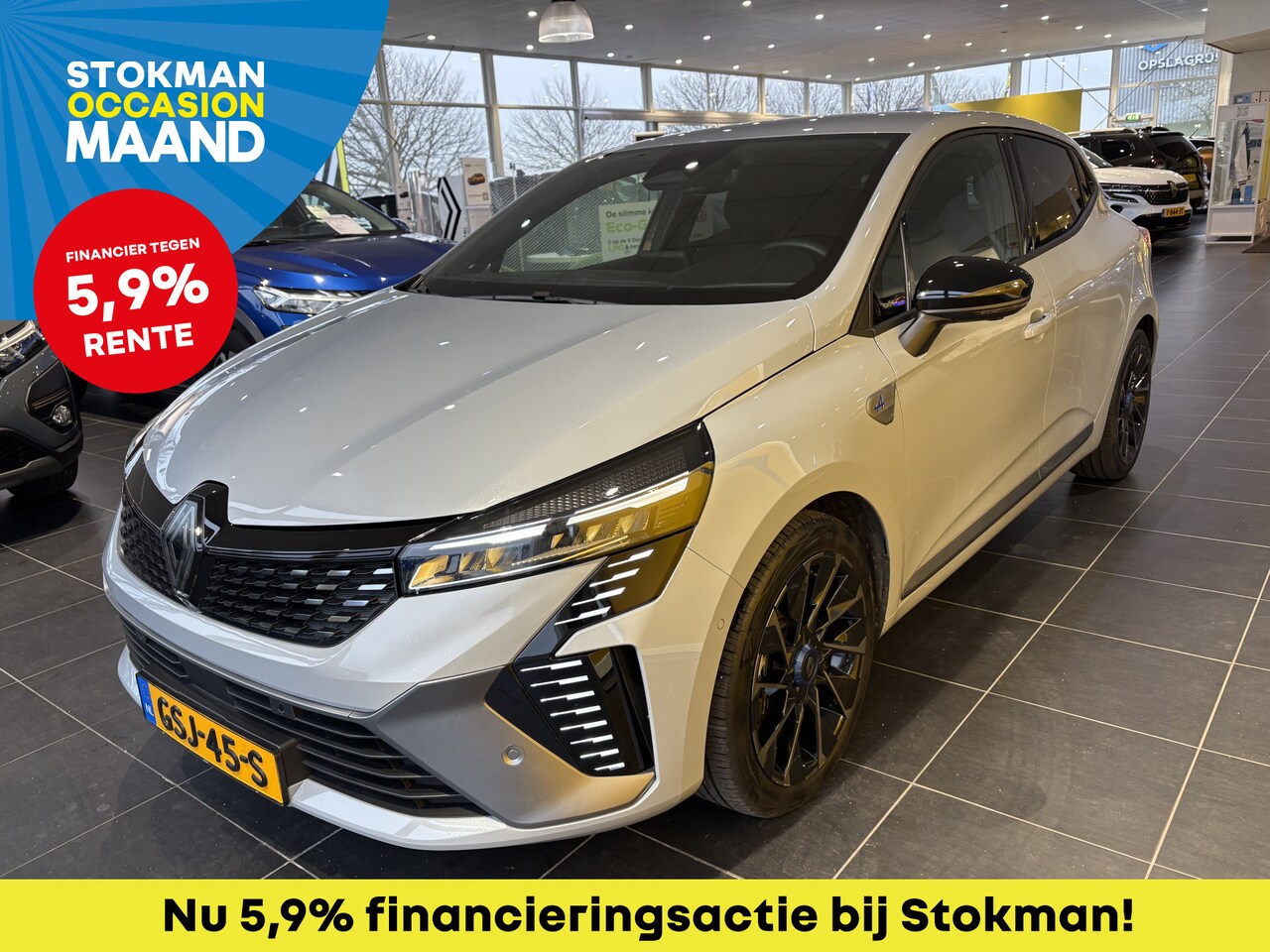 Renault Clio - 1.6 E-Tech Full Hybrid 145 AUT esprit Alpine | Trekhaak | 360 camera | Adaptive Cruise | S - AutoWereld.nl