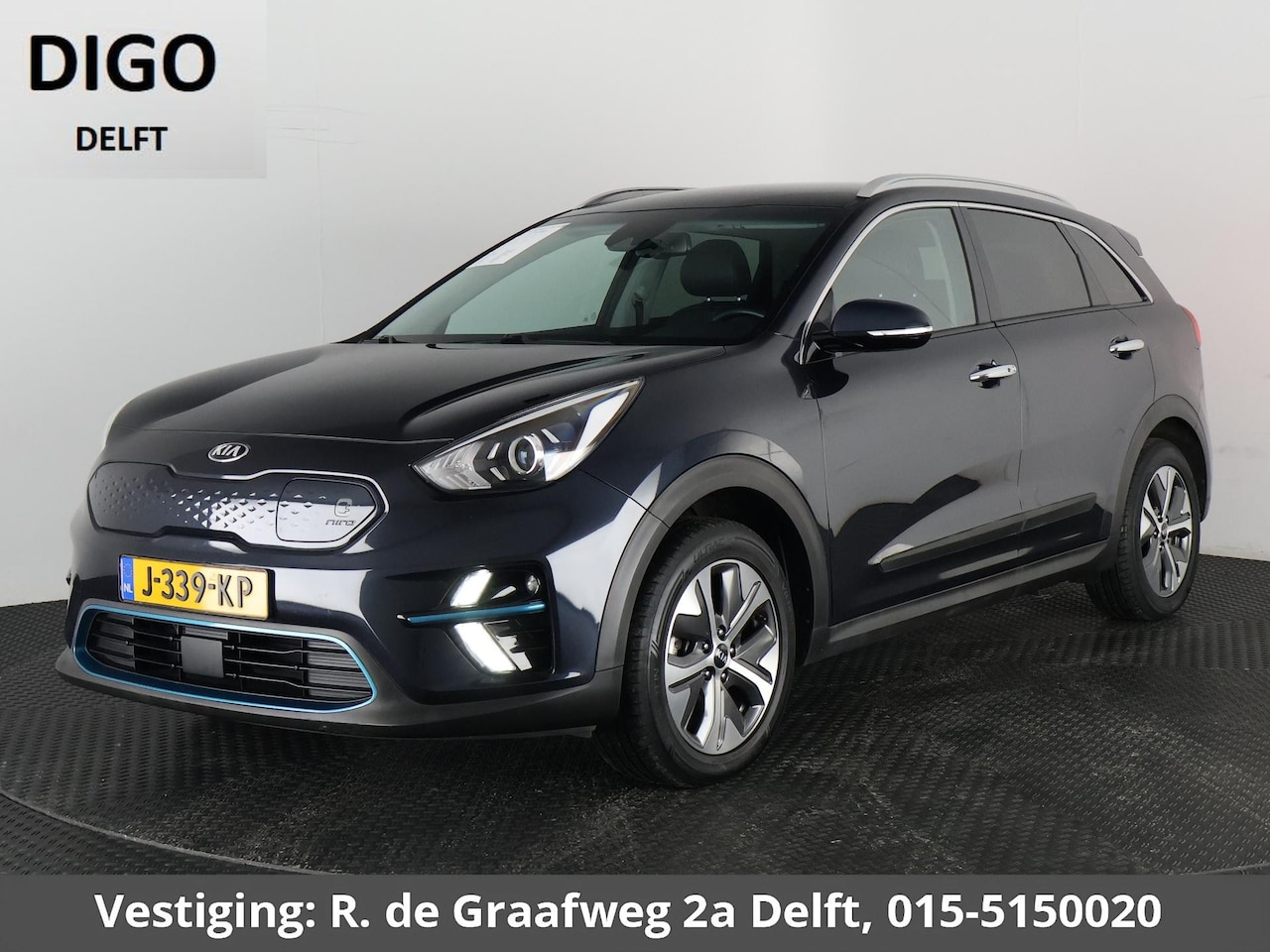 Kia e-Niro - DynamicLine 64 kWh | SOH 100% ACCU | 450 km actieradius | Stuur-/Stoelverwarming | Navigat - AutoWereld.nl