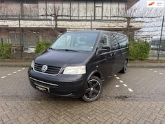 Volkswagen Transporter - 2.5 TDI 340 Trendline Dubbel Cabine Dubbel schuifdeur NAP APK TREKHAAK TREKTOUW MACHINE