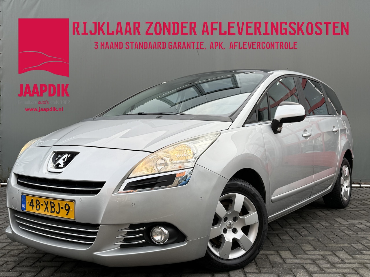 Peugeot 5008 - BWJ 2012 1.6 THP 157 PK Active 7p. AUTOMAAT | PANO | NAVI | BLUETOOTH | CLIMA | CRUISE | L - AutoWereld.nl