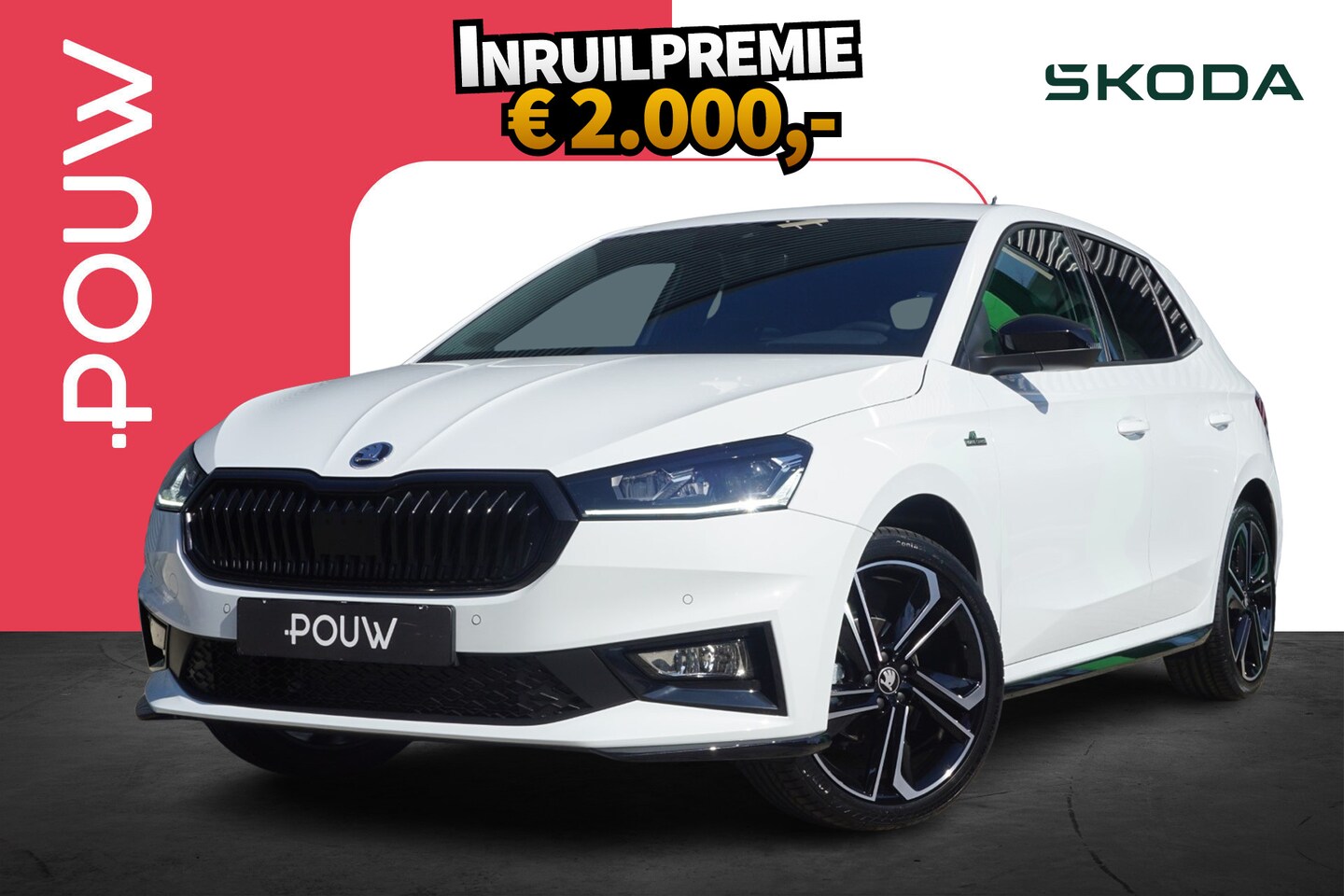 Skoda Fabia - 1.0 TSI 95pk Monte Carlo | LMV 18'' | Cruise Control Adaptief | Achteruitrijcamera - AutoWereld.nl