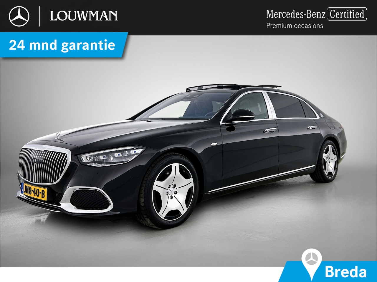 Mercedes-Benz S-klasse - 580 e 4MATIC Maybach | Glas coating | 368 pk | Exclusief pakket | Alarm Klasse 3 | Actieve - AutoWereld.nl