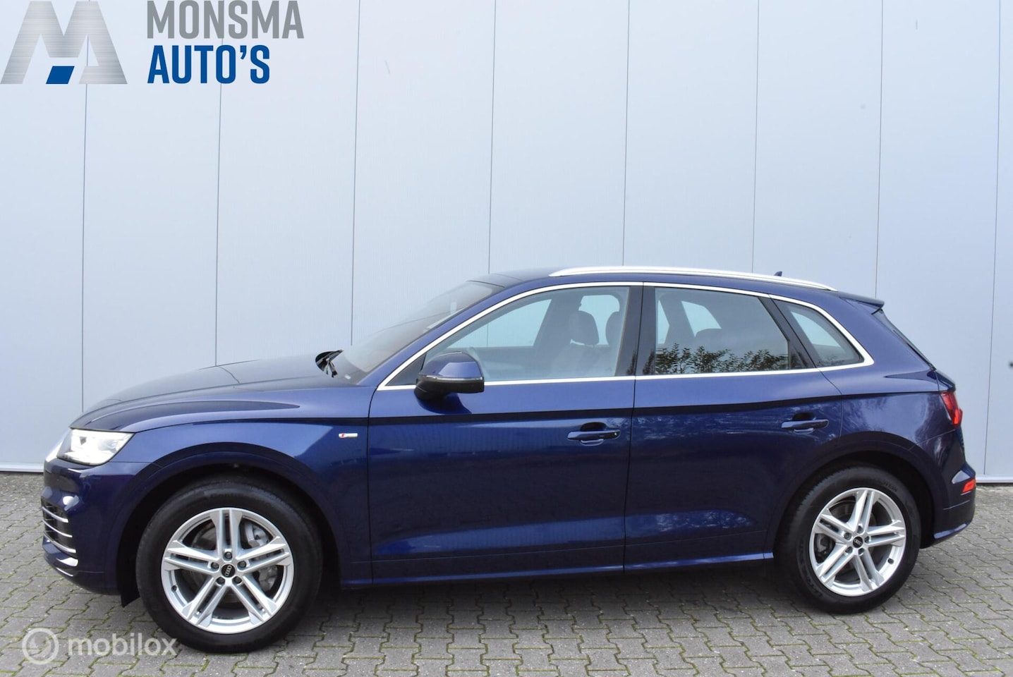 Audi Q5 - 35 TDI quattro S-Line Navarrablau Camera Stoelverwarming LED 19" LMV Afn. trekhaak - AutoWereld.nl