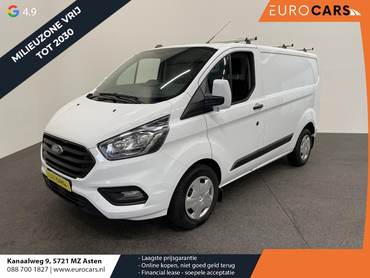 Ford Transit Custom - 2.0 TDCI L1H1 Trend 96KW Airco Cruise Control Trekhaak Parkeersensoren Achter - AutoWereld.nl