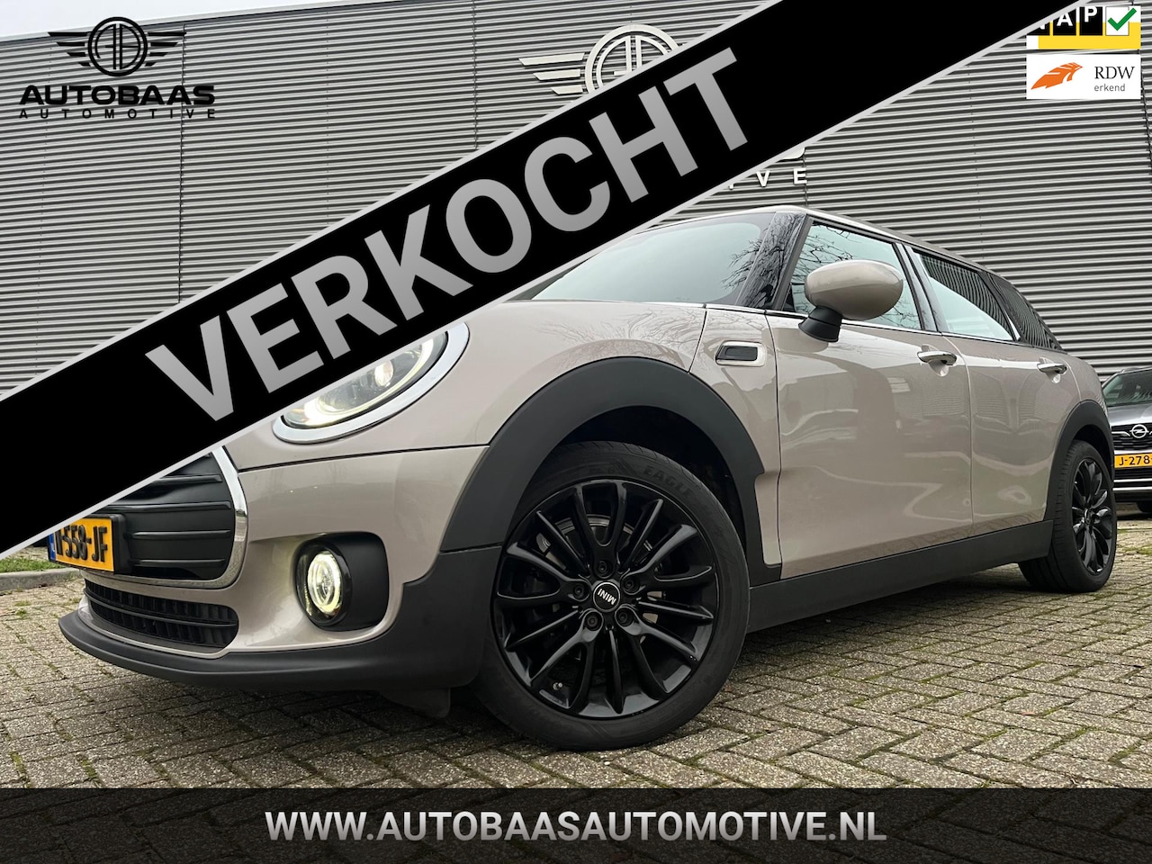 MINI Clubman - 1.5 Business Edition **APK 10-2027** AUTOMAAT+NL-AUTO+1EIG+NAP+NAVIGATIE+FULL LED+LEDER+PA - AutoWereld.nl