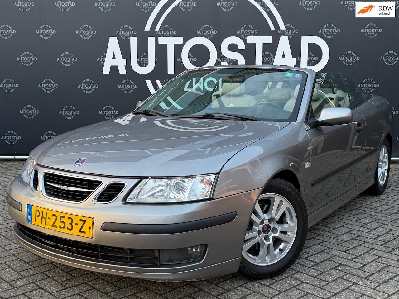 Saab 9-3 Cabrio - 1.8t Linear Cabrio / NAP / Airco / APK / Stoelverwarming - AutoWereld.nl