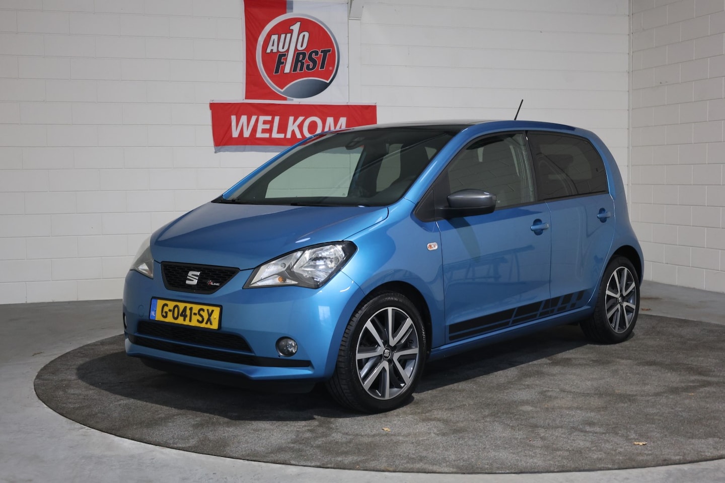 SEAT Mii - 1.0 FR Sport 1e Eig. Electr. Panoramadak, Airco, Cruise control, Parkeersensoren, 16 in li - AutoWereld.nl
