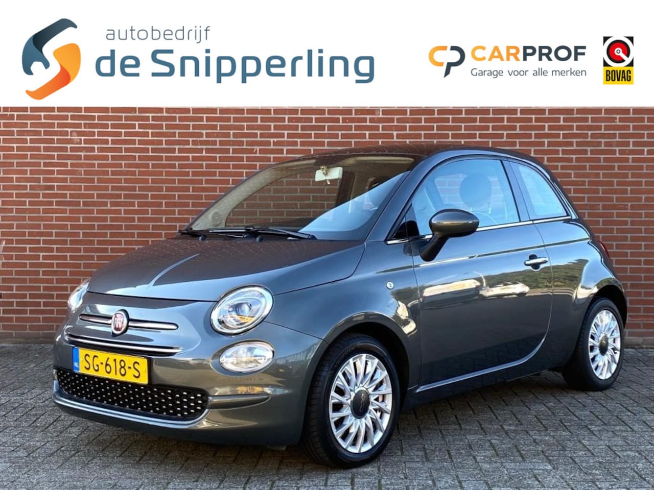Fiat 500 - 0.9 TWINAIR T LOUNGE NAV PANO CARPLAY DAB PDC LMV CRUISE - AutoWereld.nl