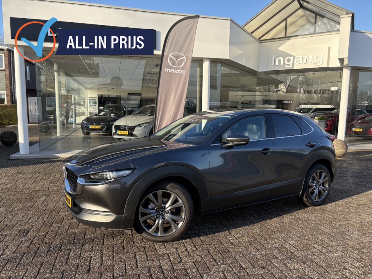 Mazda CX-30 - 2.0 eSA-X Luxury Schuif/kantel dak Leer BOSE - AutoWereld.nl