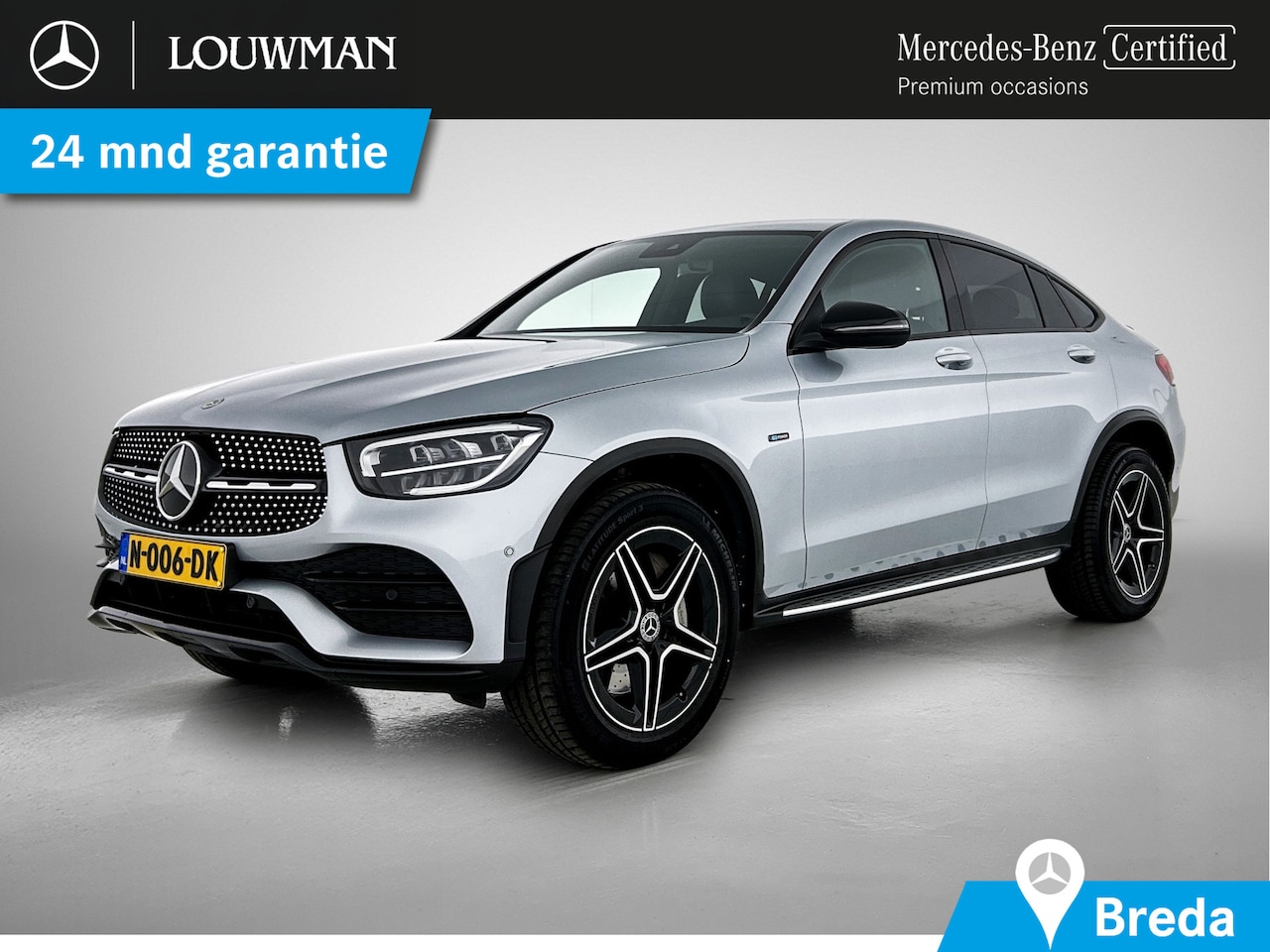 Mercedes-Benz GLC-klasse Coupé - 300 e 4MATIC Business Solution AMG | Achteruitrijcamera | Apple CarPlay | Treeplanken | Sp - AutoWereld.nl