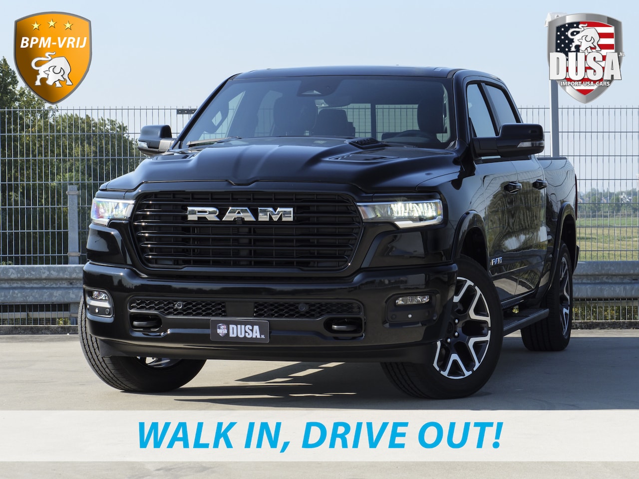 Dodge Ram 1500 - | Laramie | Sport | Crew Cab | 4X4 | Panorama | 12-inch Touchscreen | Sport | BPM VRIJ Get - AutoWereld.nl