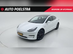 Tesla Model 3 - Performance AWD 75 kWh 462 PK Panoramadak 20" Zwart leder