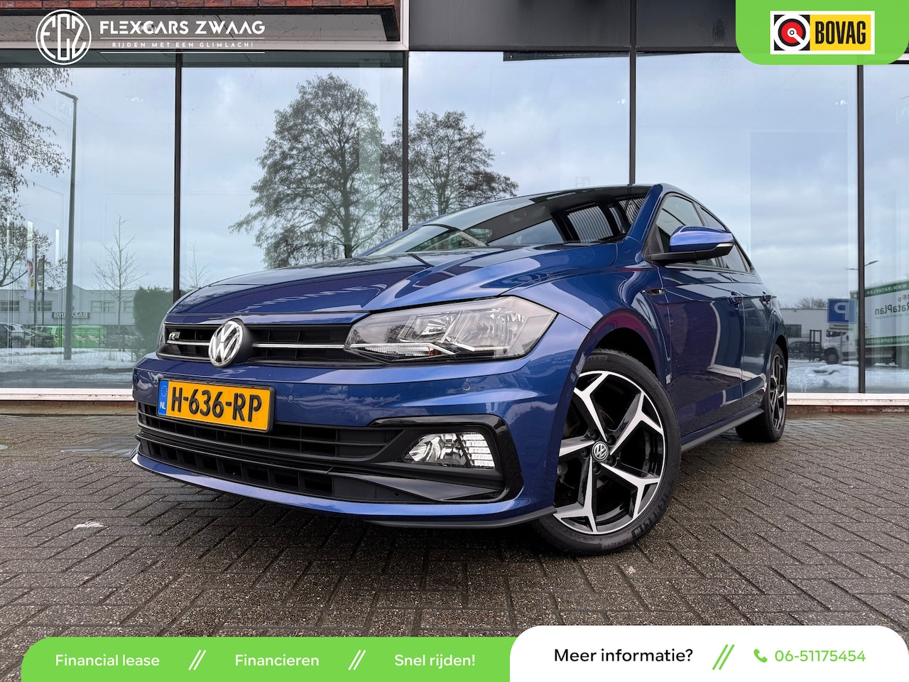 Volkswagen Polo - 1.0 TSI Highline Business R - Navi - Leder - Beats - Trekhaak - Org.NL - AutoWereld.nl