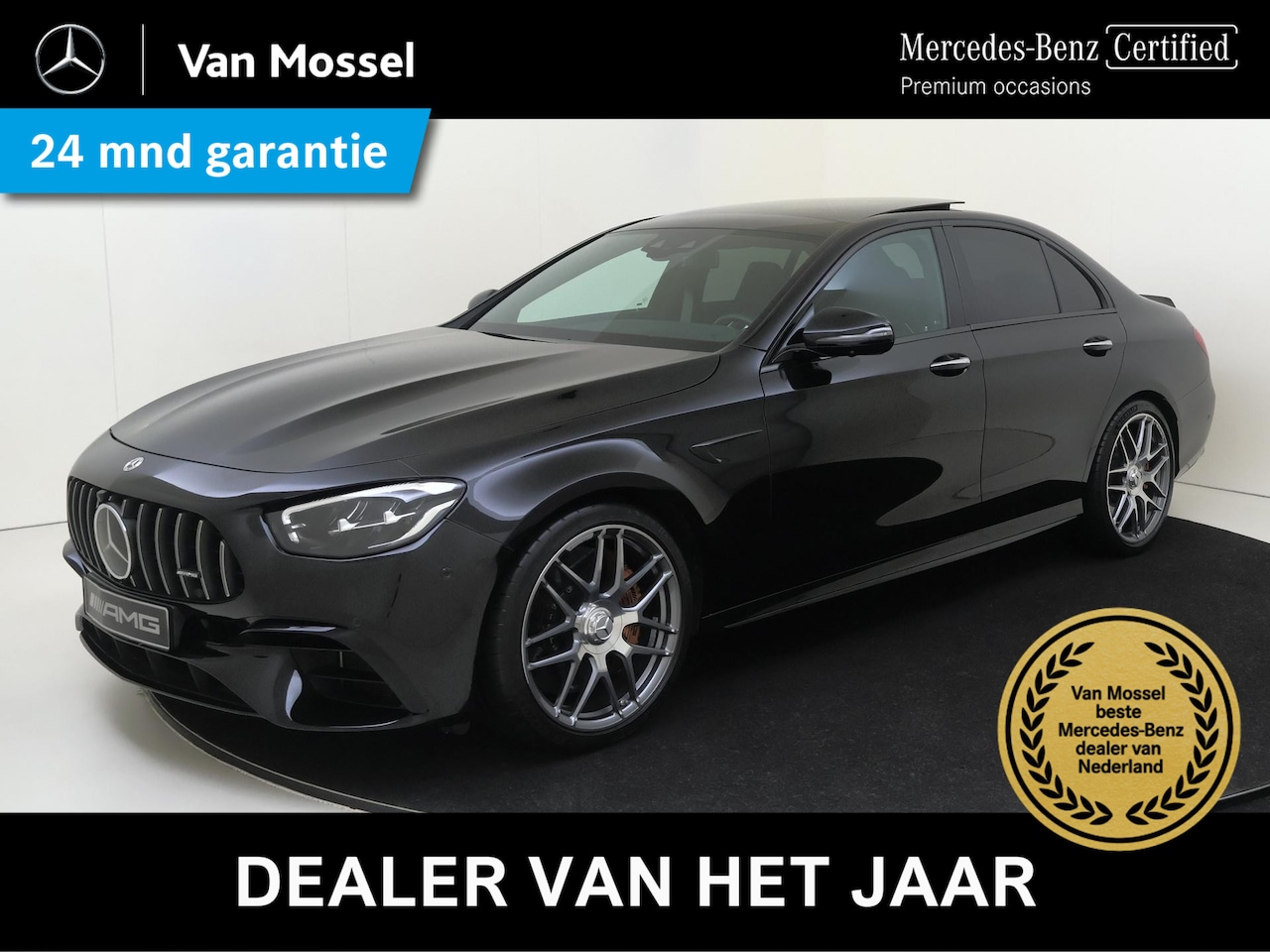Mercedes-Benz E-klasse - AMG 63 S 4MATIC+ / Panoramadak/ Perf. Stoelen/ Keramisch/ Carbon int. - AutoWereld.nl